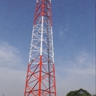 Sst Angular 10meter Telecommunication Steel Tower Galvanized With Aviation Light
