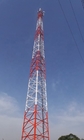 40m Telecommunication Steel Tower , Monopole Antenna Tower