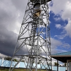 10meters Gsm Telecommunication Lattice Tower Electricity