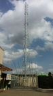 Angle Polygonal Telecommunication Steel Tower With Bracket And Hdg Accessories