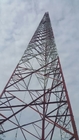 60m Hot Dipped Galvanized Telecommunication Steel Tower Q345