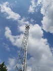 Tubular Telecommunication Steel Tower Hot Dip Galvanized Q355