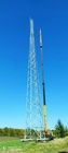 Antenna Lattice Telecommunication Steel Tower Q255 Material