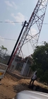 Angular 100M Gsm Antenna Tower Mast And Brackets Aviation Obstruction Light