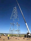 Lattice Steel Tower Transmission Line Electrical For Site Project