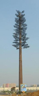 Telecommunication Palm Tree Steel Monopole Tower Hot Dip Galvanized
