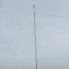 0 - 200m Steel Galvanized Guyed Mast Tower With Brackets Lightning Rod