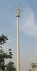 Telecommunication Steel Galvanized Monopole Tower 0 - 80 Meter
