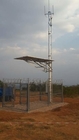 Monopole Microwave Antenna Radio Tower Galvanized Steel Q345