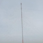 Telecom GSM Antenna Steel Monopole Tower With Galvanized