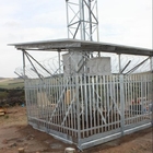 Lattice Type Paint Kits Steel Tower Used For Communication