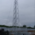 Telecommunication Steel Tower With Related Accessories Hot Dip Galvanized