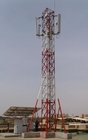 Aviation Light Telecommunication Steel Tower High Rooftop