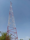Galvanized Steel Angle Tubular Telecom Antenna Tower With Brackets