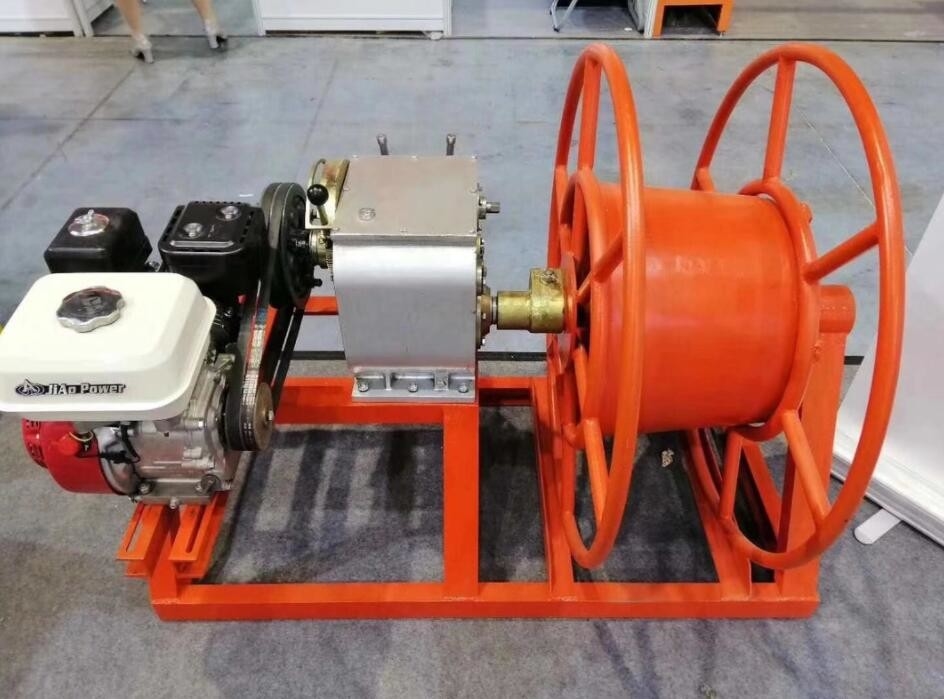 7.5m/Min 50KN Drum Traction Cable Winch Puller
