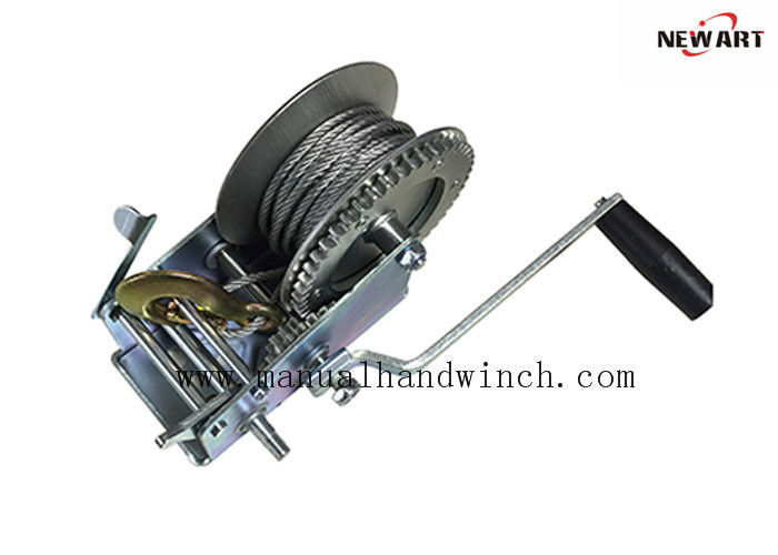 2500lbs Heavy Duty Hand Winch , General Purpose Winch For lifting