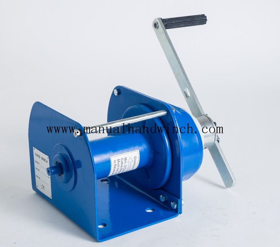 0.5T Heavy Duty Manual Anchor Winch / Winch Drum Brake With Self Locking Brake