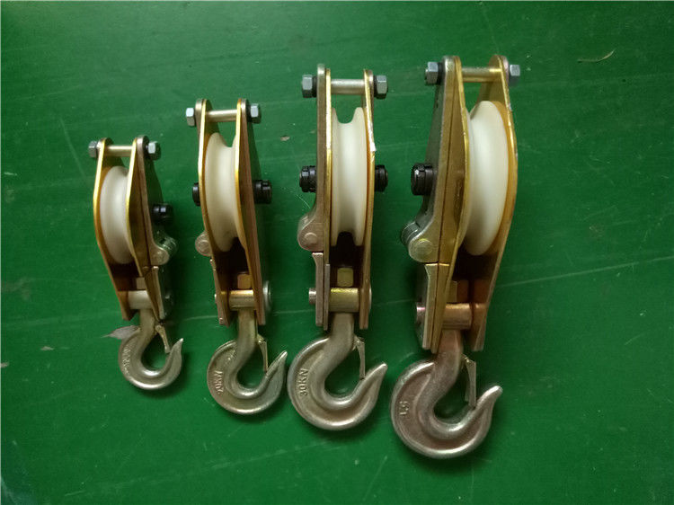 Nylon Sheave 50KN 100KN Wire Rope Pulley Block