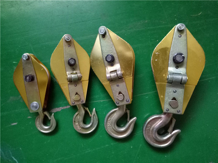 Nylon Sheave 50KN 100KN Wire Rope Pulley Block