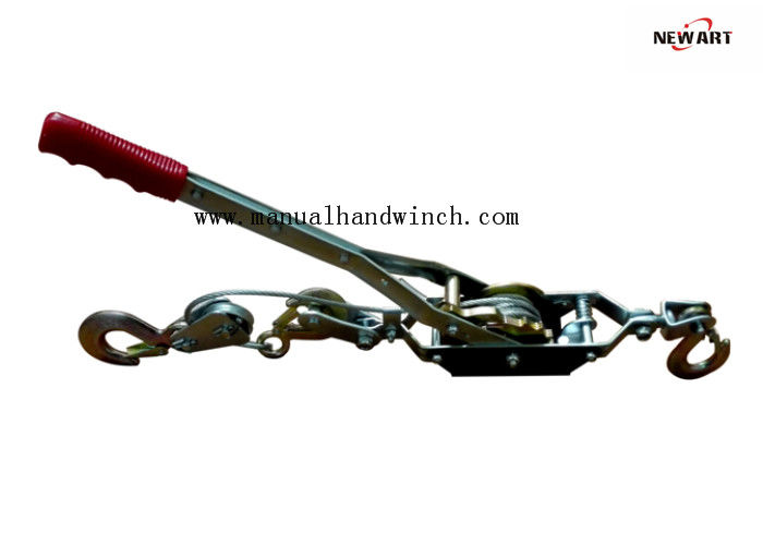 Engineering Hand Cable Puller 2T Single Gear Three Hooks Easy Installation