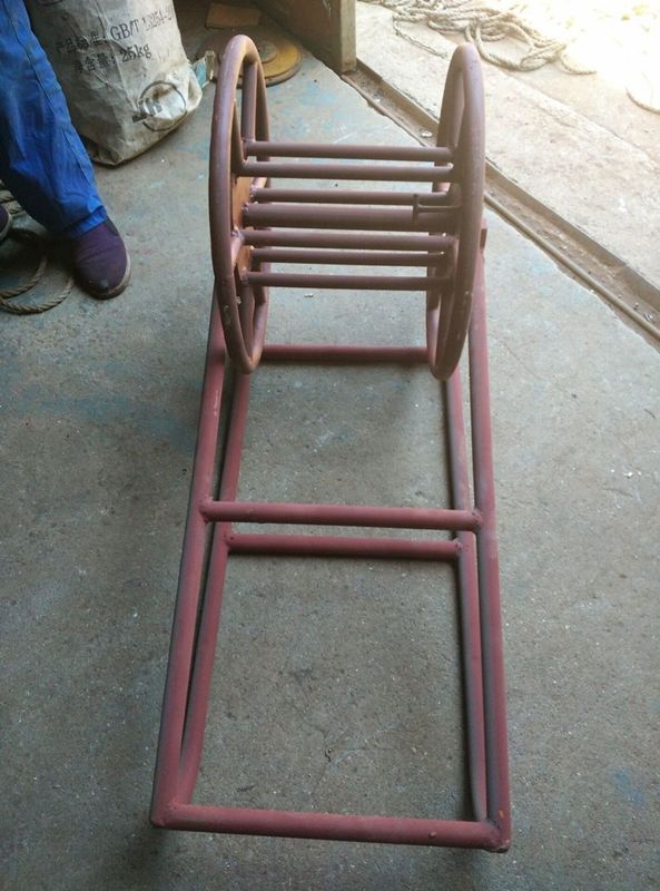 ISO 15101 59kg Hydraulic Tensioner Electrical Cable Reel Stands For