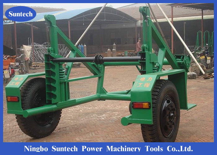 Customized Cable Drum Trailer 3T 12T High Load Bearing Capacity