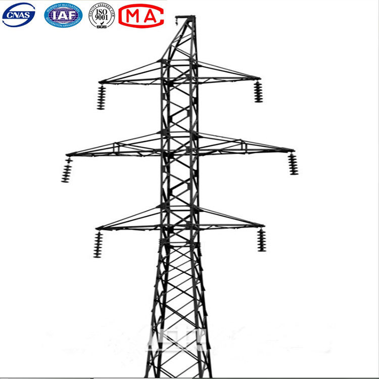 11kv Overhead Transmission Line Steel Q235B Electrical Towers