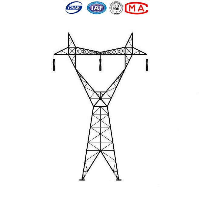 Hot Dip Galvanised Q235 Electric Power Tower For Overhead Line