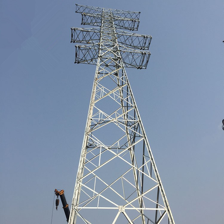 Hot Dip Galvanized Q345B Q235B Lattice Transmission Line Tower