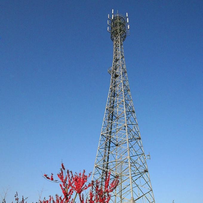 60m Self Supporting WiFi Telecommunication Telecom Tower