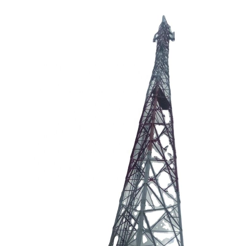 110km/H Galvanised Tv Antenna Tower For