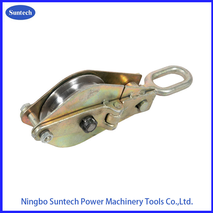 Casting Steel Wheel Sheave Hook Type Lifting Block Hoisting Tackle ...