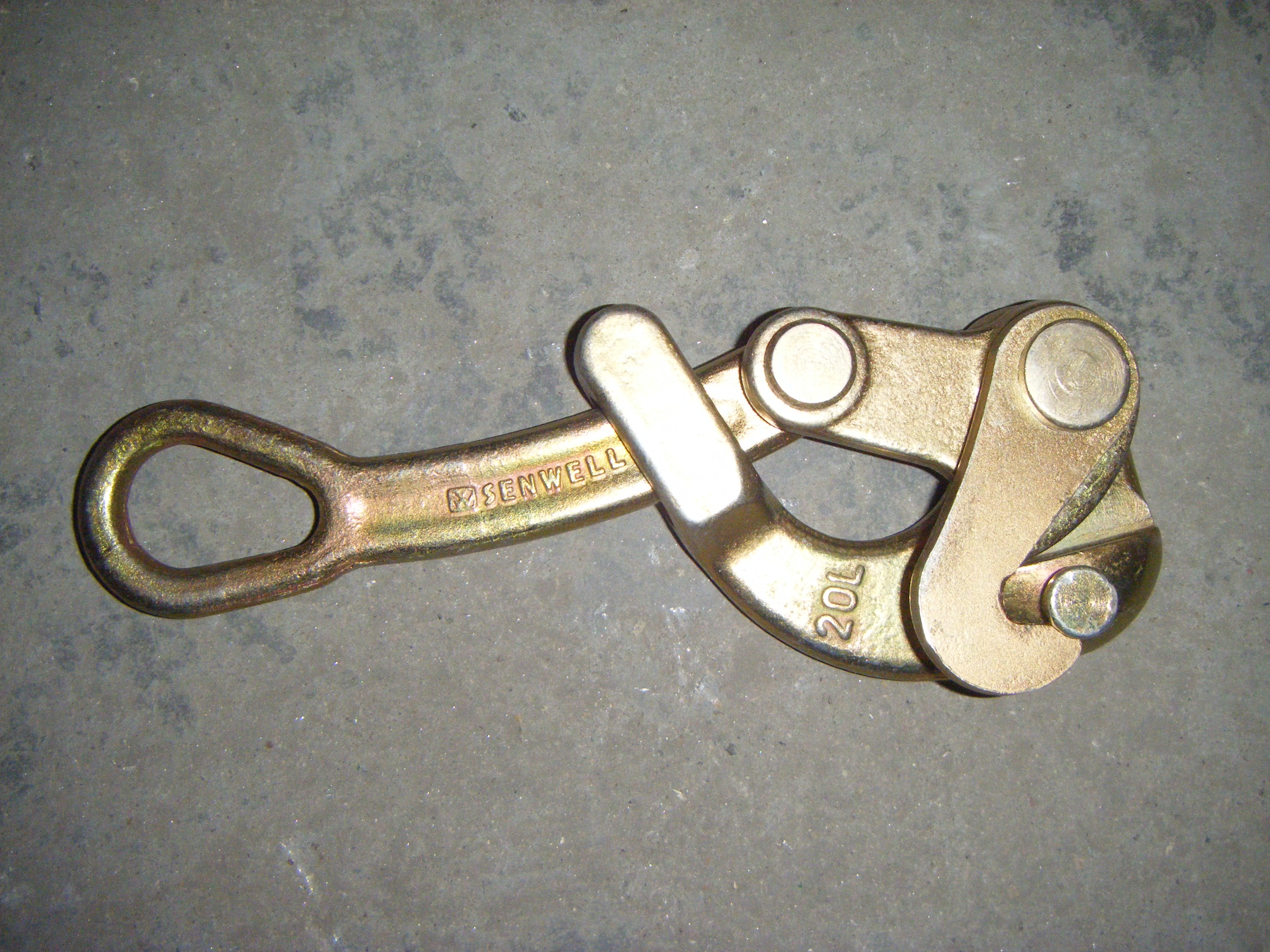 10kN Single Cam Ground Wire Rope Gripper