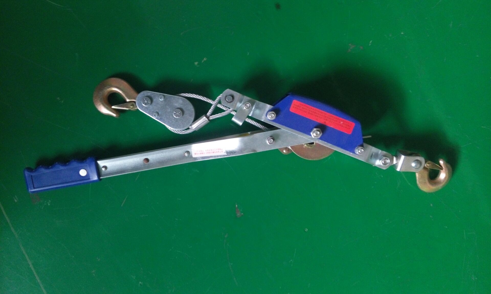 2 Hook 30KN Wire Rope Tightener Transmission Line Stringing Tools