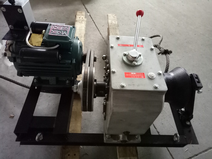 Steel Electric Cable Winch Puller / Portable Electric Winch For Cable