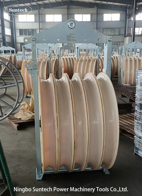 1160mm Large Diameter Conductor Cable Pulling Pulley Stringing Block MC Nylon Block