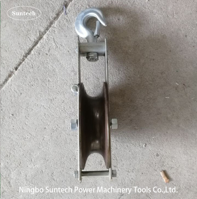 Grounding Wire Cable Pulling Pulley Conductor Stringing Blocks
