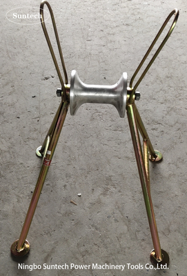 Underground Cable Ground Roller Steel Pipe Elevated Pulling Tools