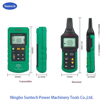 Auto Ranging Underground Cable Detector, Advanced Wire Tracer With Transmitter