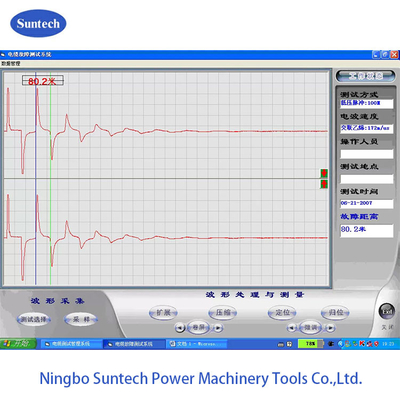 Underground Cable Fault Distance Locator, Distribution Cable Fault Detector 8G Storage