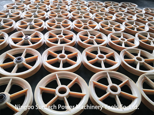 508x100mm MC Pulley Sheaves Condutor Stringing Blocks For site