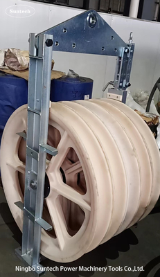 660mm Large Diameter Nylon Sheaves Bundled Pulley Conductor Pulley Stringing Block