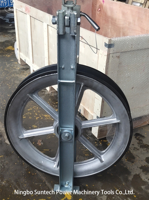 Transmission Line Aluminum Wheel Conductor Stringing Pulley Block