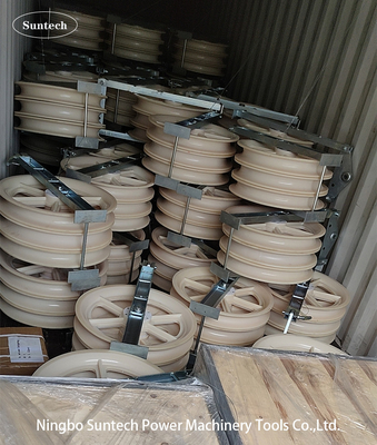 916mm ACSR MC Nylon Conductor Wire Rope Stringing Pulley Blocks