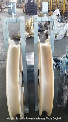 916X110mm 5 Sheaves ACSR 720 Transmission Line Stringing Blocks