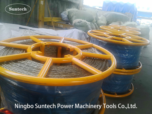 20mm Anti Twisting Steel Wire Rope For Three Bundled Conductors Stringing Transmission Line