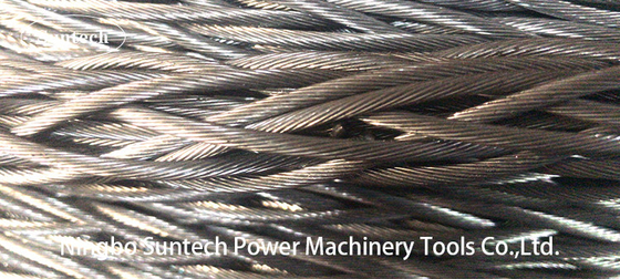 1960N/mm2 Braided Galvanized Steel Core Pilot Wire Rope For Power Construction
