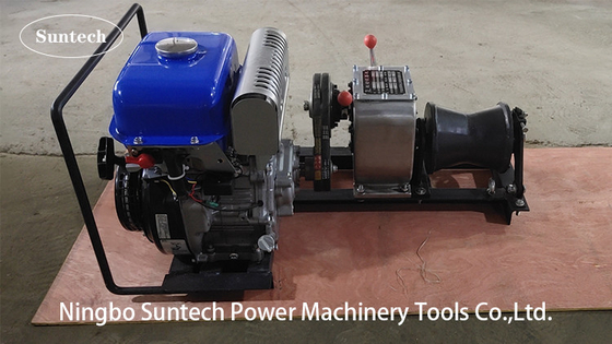 Belt Driving Gasoline Powered Winch 3 Ton Small Volume With YAMAHA Engine
