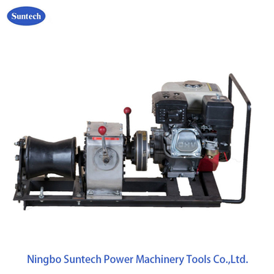 Power Construction Portable Capstan Winch, Hoist Pole Setting 8 Ton Winch