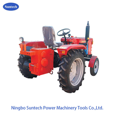 Petrol Engine Powered Cable Winch Puller 5 Ton For Conductor Taking Up / Stringing